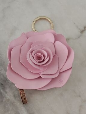 Kate Spade Rose Bag Charm/Coin Purse - Lightly Used